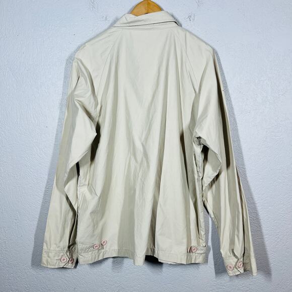 Honolua Surf Full Zip Field Jacket Collar Long Sleeve Sand Tan - 44 - Picture 3 of 4